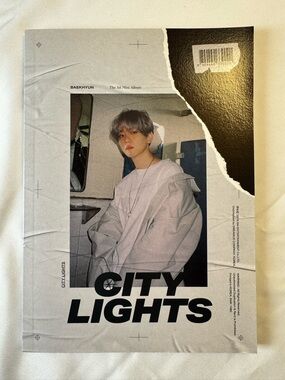 Baekhyun CITY LIGHTS 1st Mini Album CD and Poster